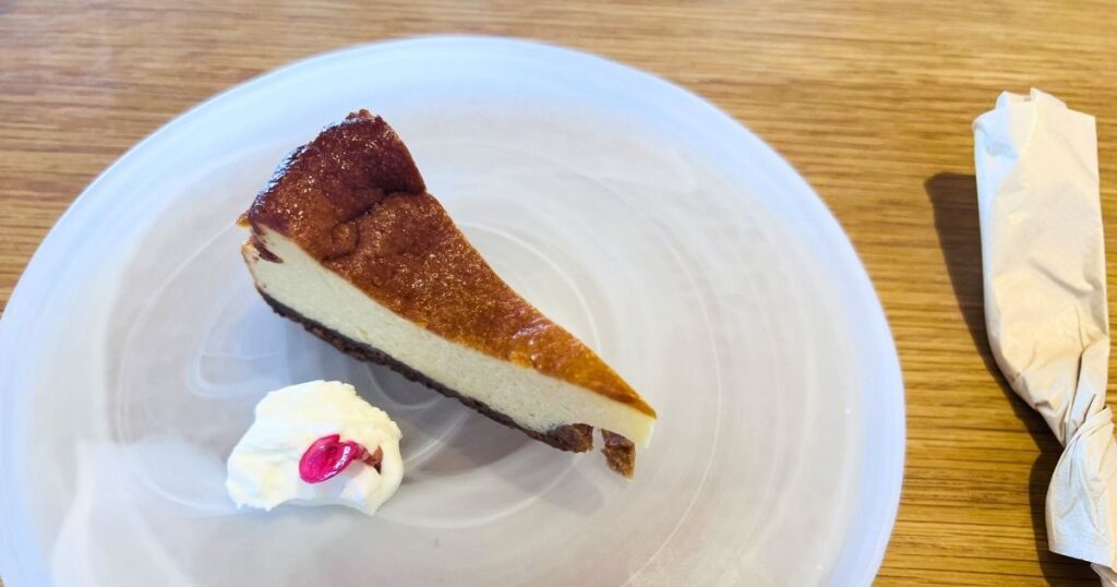 やまじょうの伊達巻でつくったチーズケーキ