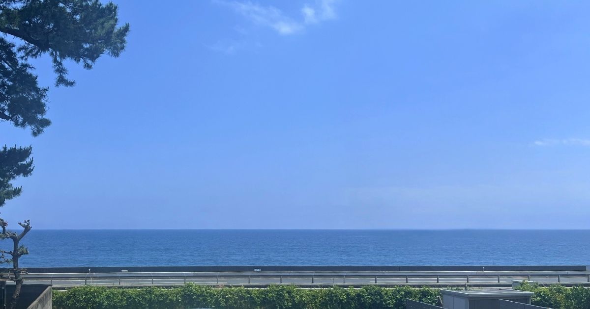 Cafe&Restaurant やまじょうから眺める海の景色｜小田原でワーケーション